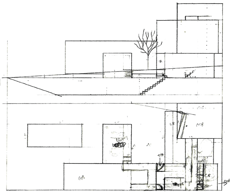202_1 house sketch drawing yereempark