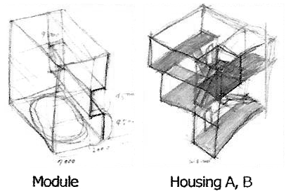 202_3 Intertwined Dwelling sketch 2 yereempark